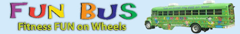 Fun Bus Children's Fitness Franchise. Fitness Fun On Wheels! The children's fitness industry has exploded over the last few years and will continue to grow at a very fast pace. Our Fun Bus childrens fitness franchise package has been developed and designed to respond to childrens' wants and expectations when it comes to fun in a wholesome SAFE place. Fun Bus is the children's “Fun Fitness Program”, with a low-cost, high profit operating system offering a fun time, and a memorable experience for 