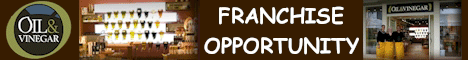 Oil & Vinegar - Specialty Food Store Franchise. Own A Retail Gourmet Food Store Franchise. Oil and Vinegar has to offer is a retail franchise concept vastly different than anything in the market and one that appeals to the gourmet interests. As an Oil and Vinegar franchise business owner, you will have the opportunity to take customers on a tour of culture, healthy eating, and amazing flavors and - all in the comfort of YOUR OWN store!