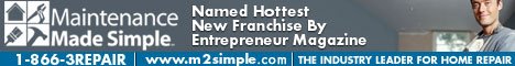 Handyman Franchise - Home Improvement Franchise - Home Repair Service Franchise.  As the only company of its kind in a multi-billion dollar industry, Maintenance Made Simple (M2S) franchises enjoy almost every advantage wished and dreamed of by new business owners.  All over the country, our franchise owners are building thriving businesses and enjoying unparalleled success.  Why are M2S franchise owners so happy?