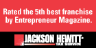 Why own a Jackson Hewitt Tax Preparation Service franchise? Lets start with the fact that Entrepreneur magazine has ranked Jackson Hewitt the #1 tax preparation service for the 13th consecutive year and 5th-best franchise to own in its annual Franchise 500 list.