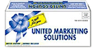 United Marketing Solutions Direct Mail Franchise.  Become part of the fast-growing $50 billion direct mail industry.   Our core product is the cooperative coupon envelope. However, we have other products to support local advertisers, such as solo postcards, new mover mailings, booklets and restaurant marketing packages.  United Marketing Solutions is an ideal business opportunity for an executive or career professional who enjoys direct selling and networking in the local business community.  Direct Mail Franchise - Direct Marketing Franchise - Advertising Franchise - Direct Mail Business - Direct Marketing Business - Coupon Franchise